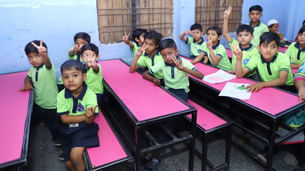 Shaagird student smiles