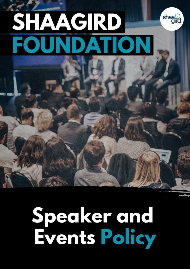 Speaker and Event Policy